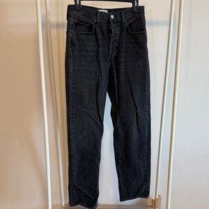 Agolde women’s  Straight Black Jeans
